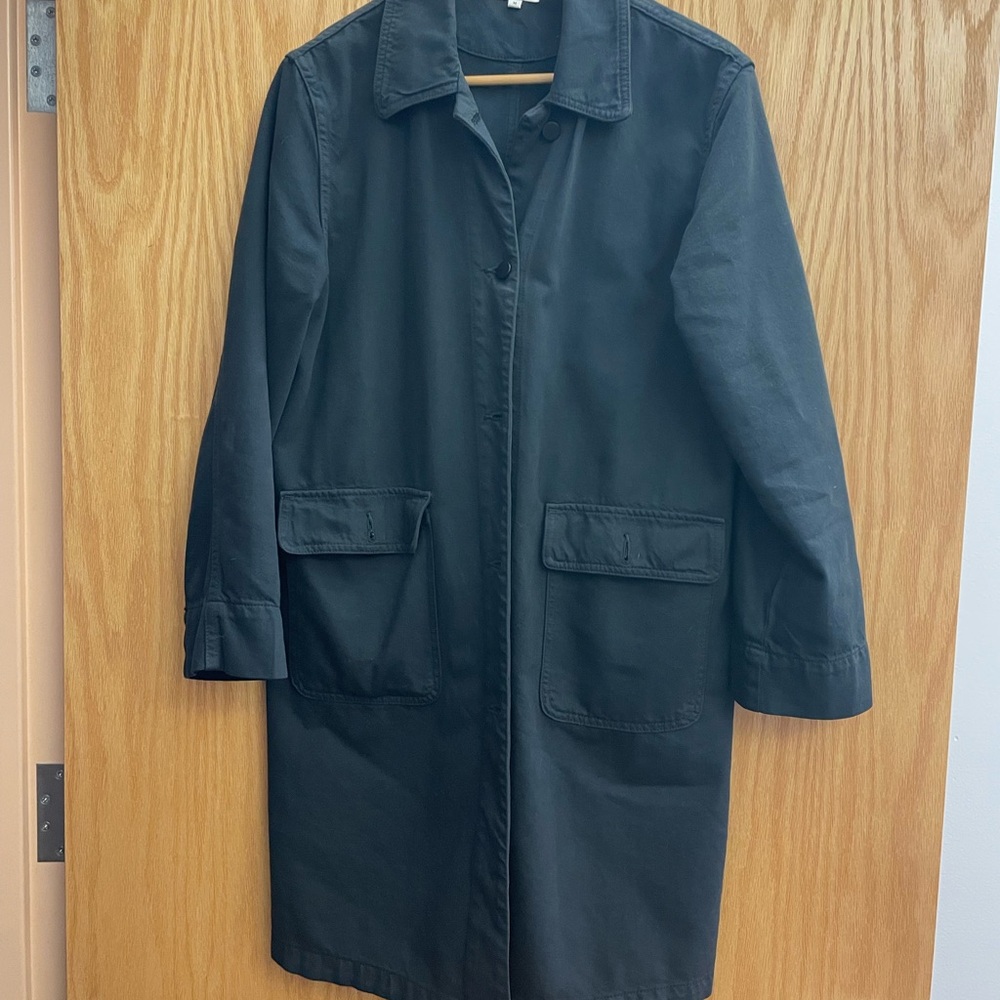 OZMA Black Chore Coat tencil bull denim